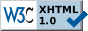 XHTML 1.0 W3C Rec