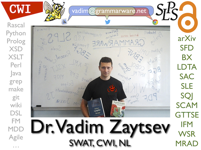 Dr. Vadim Zaytsev (SWAT, CWI, NL)